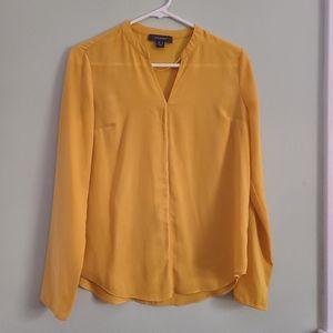 Yellow mustard color long sleeve shirt